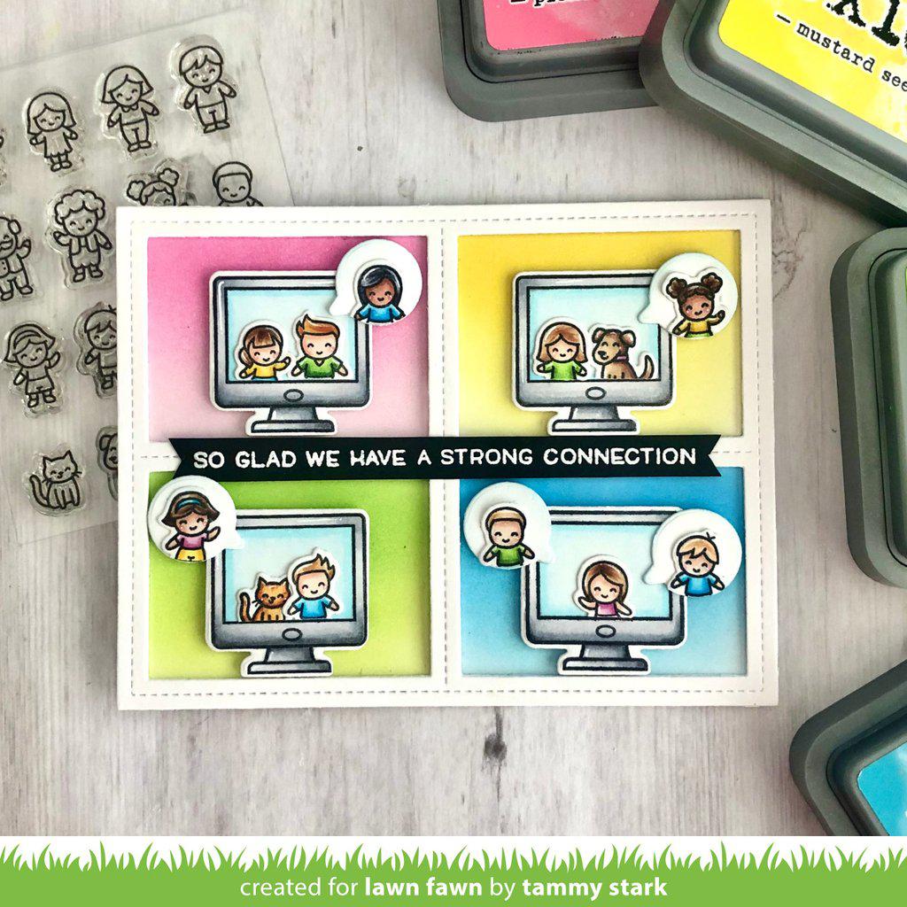 Lawn Fawn - Clear Stamps - Tiny Friends-ScrapbookPal