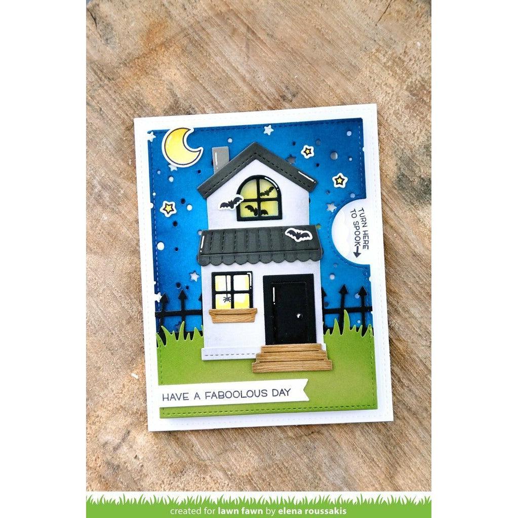 Lawn Fawn Set Di Timbri Trasparenti Per Halloween - Piccole Icone Per Biglietti E Bricolage (3x2 Pollici) - 3