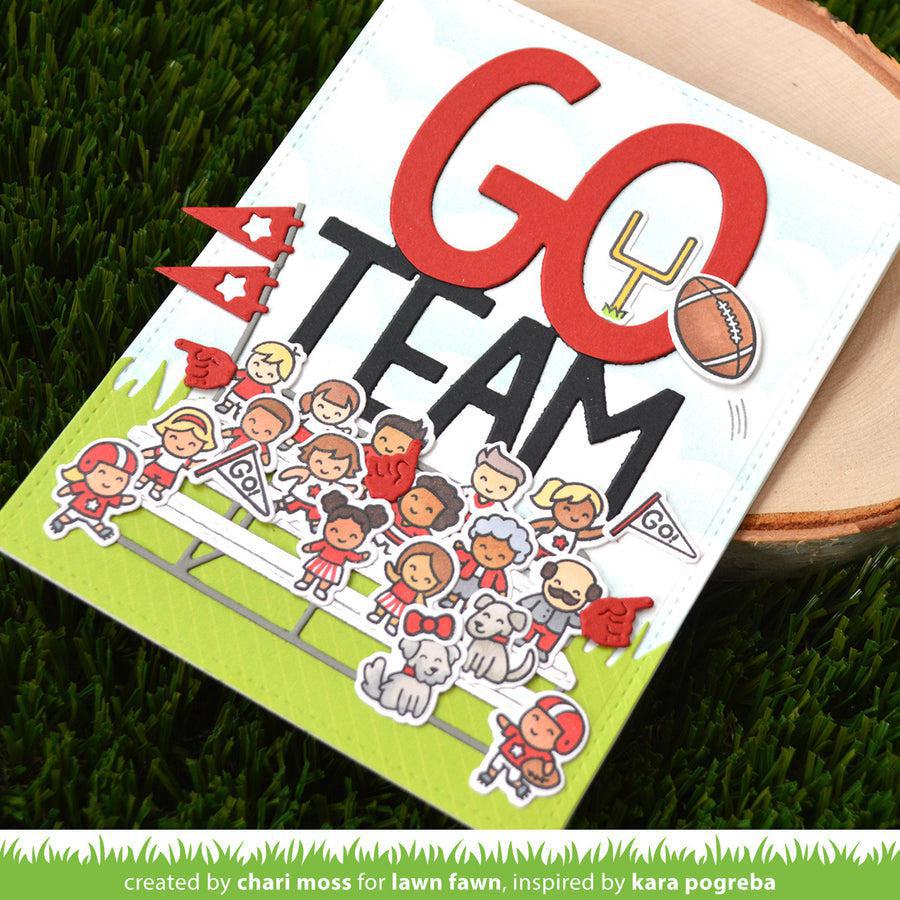 Lawn Fawn - Clear Stamps - Tiny Sports Friends-ScrapbookPal