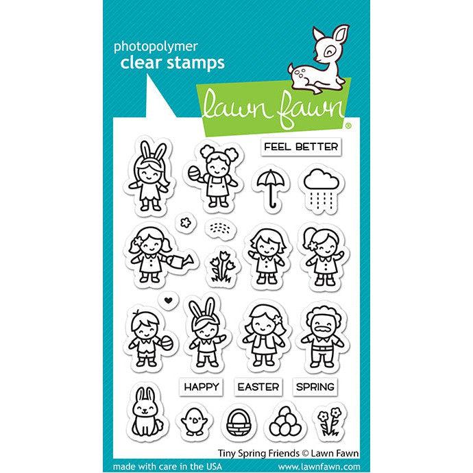 Lawn Fawn - Clear Stamps - Tiny Spring Friends-ScrapbookPal