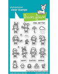 Lawn Fawn - Clear Stamps - Tiny Spring Friends-ScrapbookPal