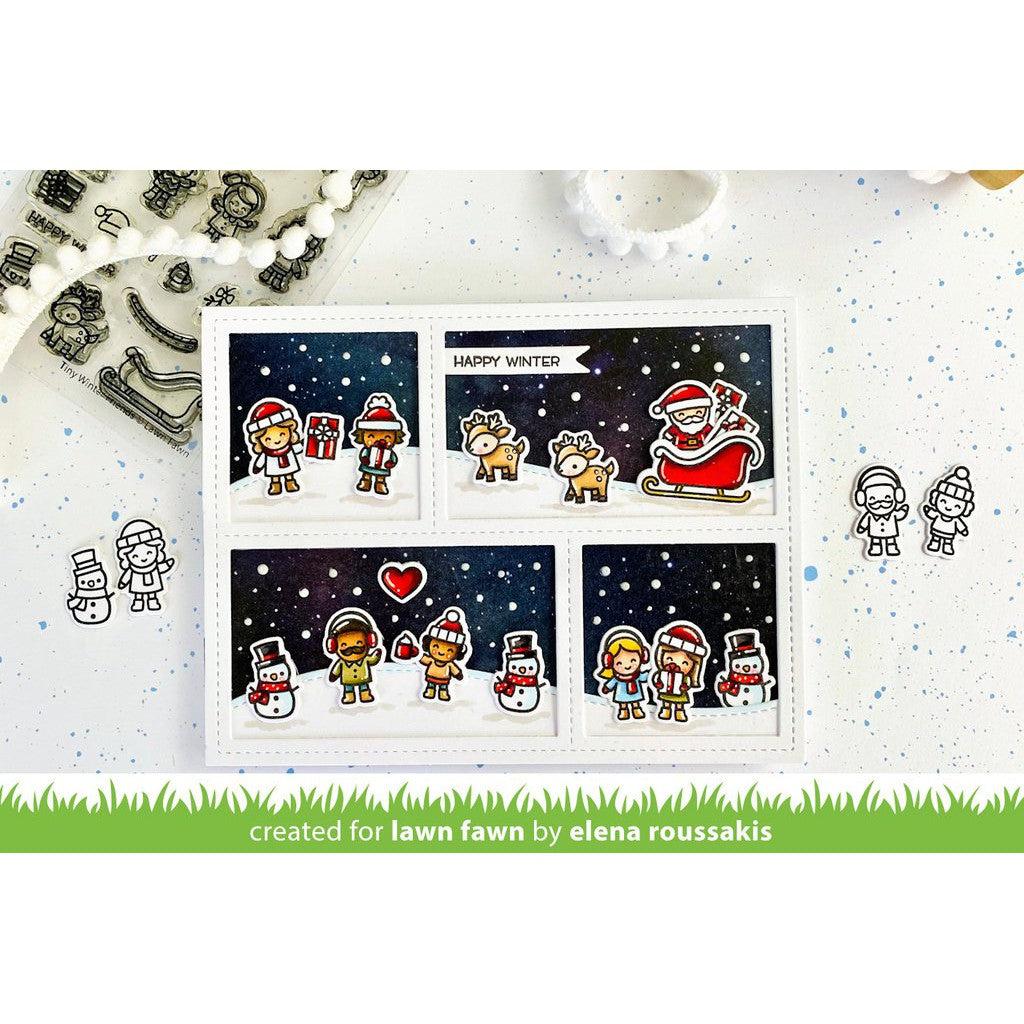 Lawn Fawn - Clear Stamps - Tiny Winter Friends-ScrapbookPal