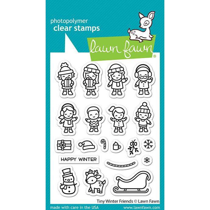 Lawn Fawn - Clear Stamps - Tiny Winter Friends-ScrapbookPal