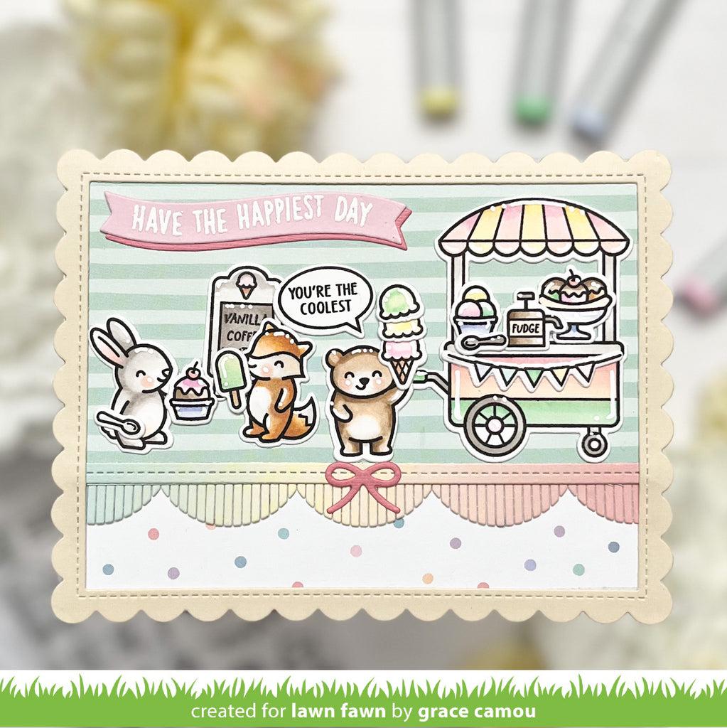 Lawn Fawn - Clear Stamps - Treat Cart – ScrapbookPal