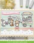 Lawn Fawn - Clear Stamps - Treat Cart-ScrapbookPal