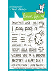 Lawn Fawn - Clear Stamps - Treat Cart Add-On: Smoothies 'N Juice-ScrapbookPal