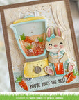 Lawn Fawn - Clear Stamps - Treat Cart Sentiment Add-On: Smoothies 'N Juice-ScrapbookPal