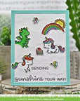 Lawn Fawn - Clear Stamps - Unicorn Picnic-ScrapbookPal