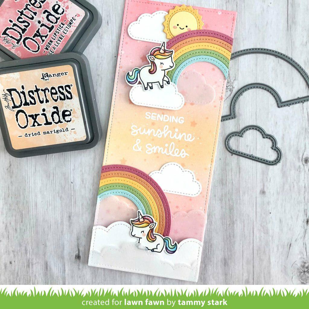 Lawn Fawn - Clear Stamps - Unicorn Picnic-ScrapbookPal