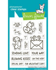 Lawn Fawn - Clear Stamps - Valentine Mice-ScrapbookPal