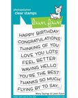 Lawn Fawn - Clear Stamps - Wavy Sayings-ScrapbookPal