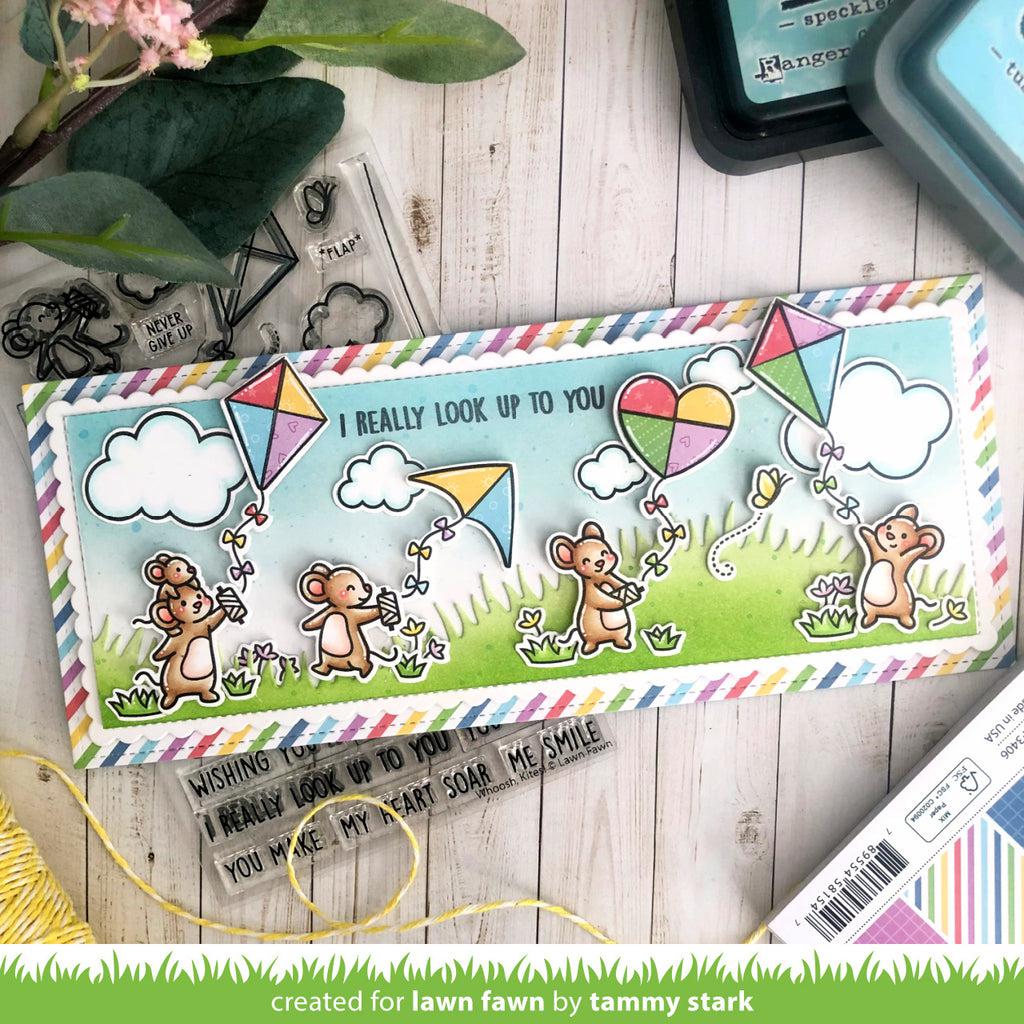 Lawn Fawn - Clear Stamps - Whoosh, Kites!-Stamping-ScrapbookPal