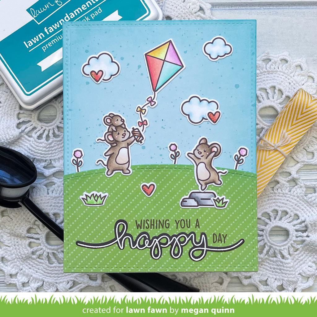 Lawn Fawn - Clear Stamps - Whoosh, Kites!-ScrapbookPal