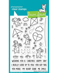 Lawn Fawn - Clear Stamps - Whoosh, Kites!-ScrapbookPal