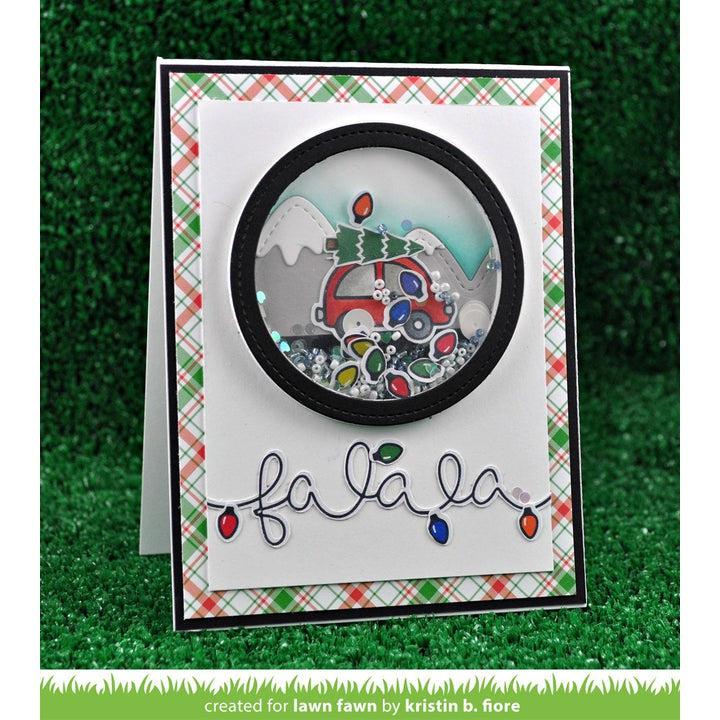 Lawn Fawn - Clear Stamps - Winter Big Scripty Words-ScrapbookPal