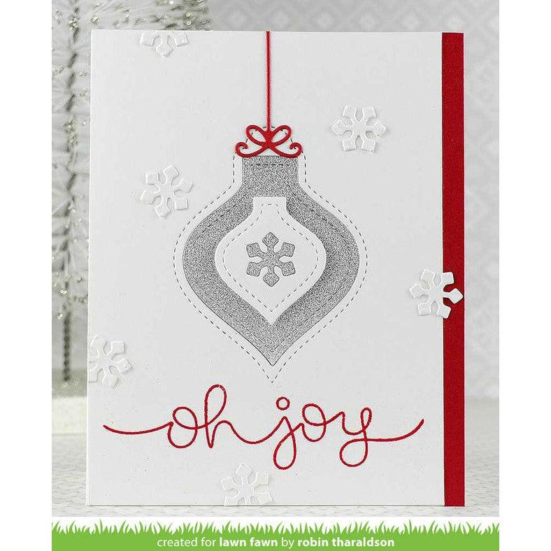 Lawn Fawn - Clear Stamps - Winter Big Scripty Words-ScrapbookPal