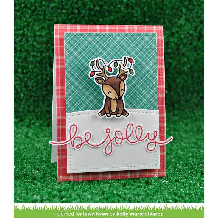 Lawn Fawn - Clear Stamps - Winter Big Scripty Words-ScrapbookPal