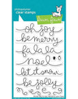 Lawn Fawn - Clear Stamps - Winter Big Scripty Words-ScrapbookPal