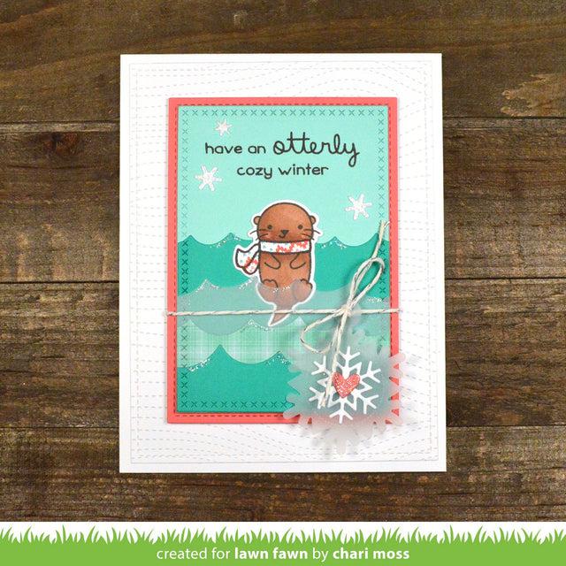 Lawn Fawn - Clear Stamps - Winter Otter-ScrapbookPal