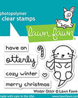 Lawn Fawn - Clear Stamps - Winter Otter-ScrapbookPal