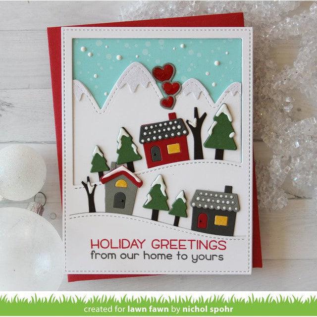 Lawn Fawn - Clear Stamps - Winter Village-ScrapbookPal