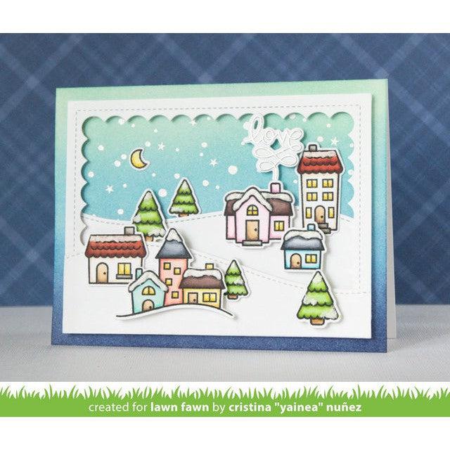 Lawn Fawn - Clear Stamps - Winter Village-ScrapbookPal