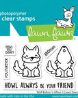 Lawn Fawn - Clear Stamps - Wolf Before 'N Afters-ScrapbookPal