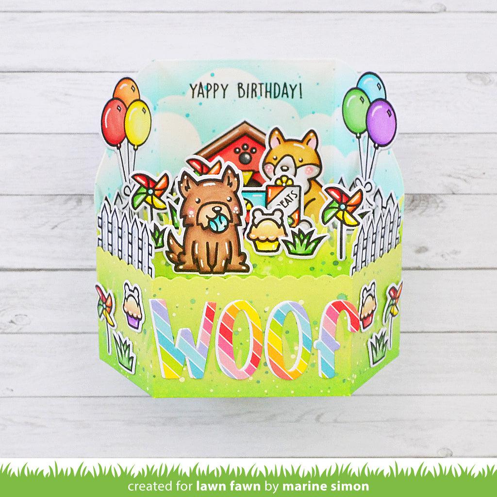 Lawn Fawn - Clear Stamps - Yappy Birthday-ScrapbookPal