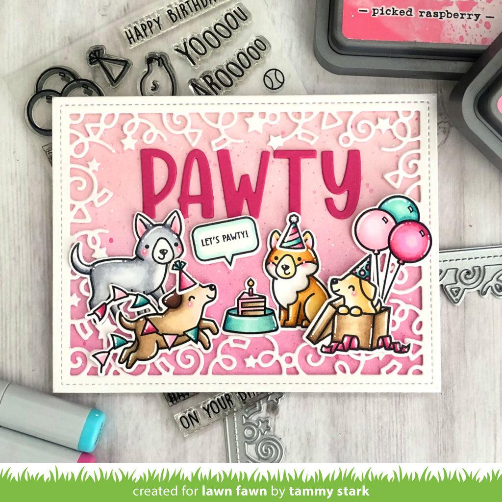 Lawn Fawn - Clear Stamps - Yappy Birthday Add-on-ScrapbookPal