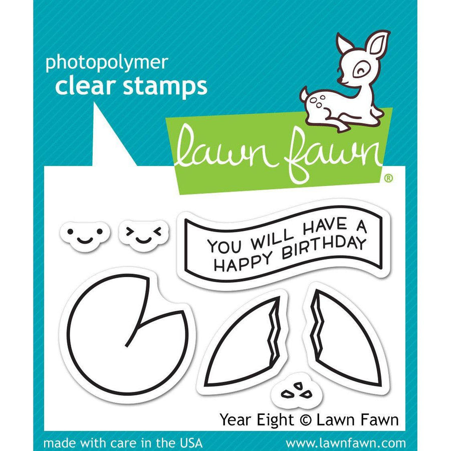 Lawn Fawn - Clear Stamps - Year Eight-ScrapbookPal
