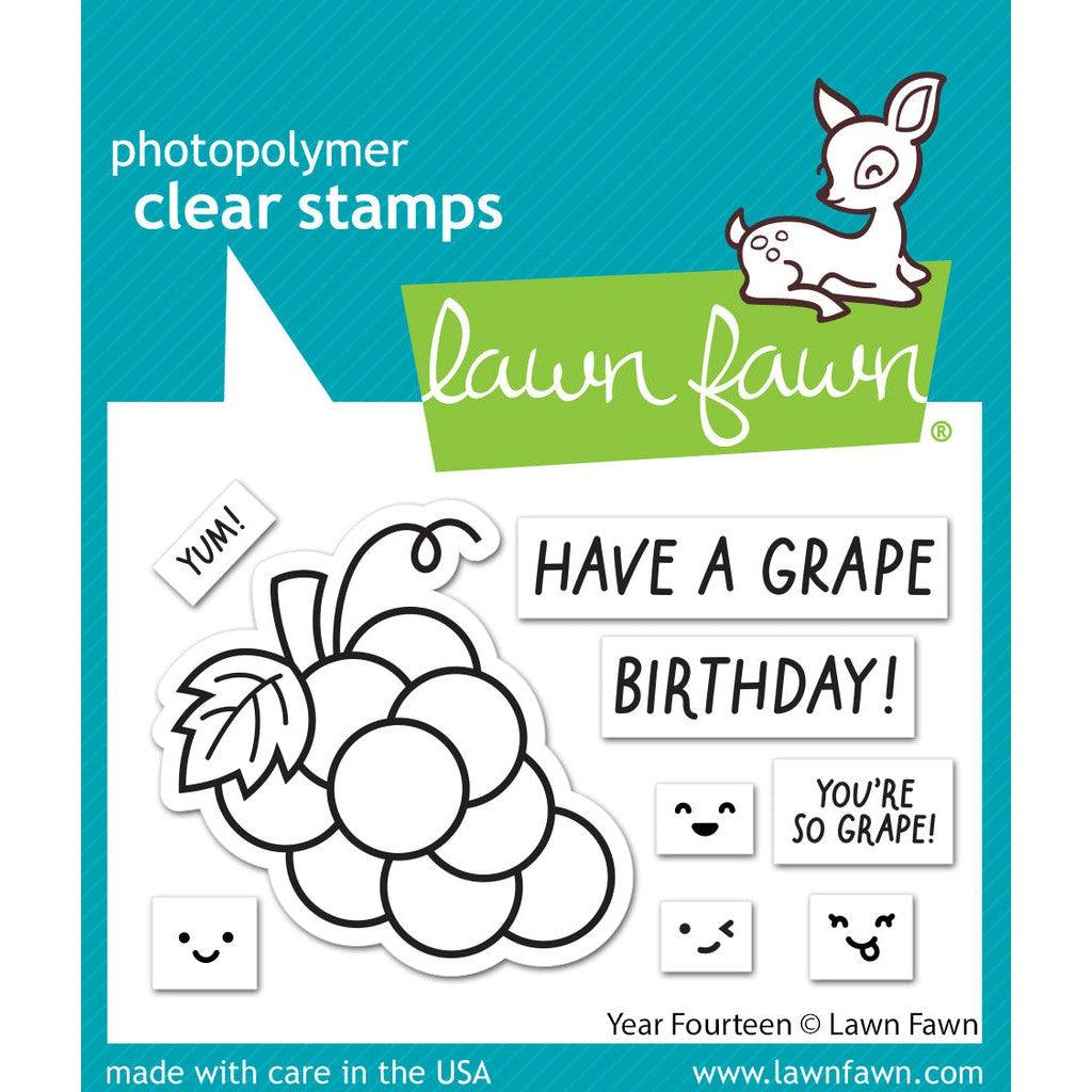 Lawn Fawn - Clear Stamps - Year Fourteen-ScrapbookPal