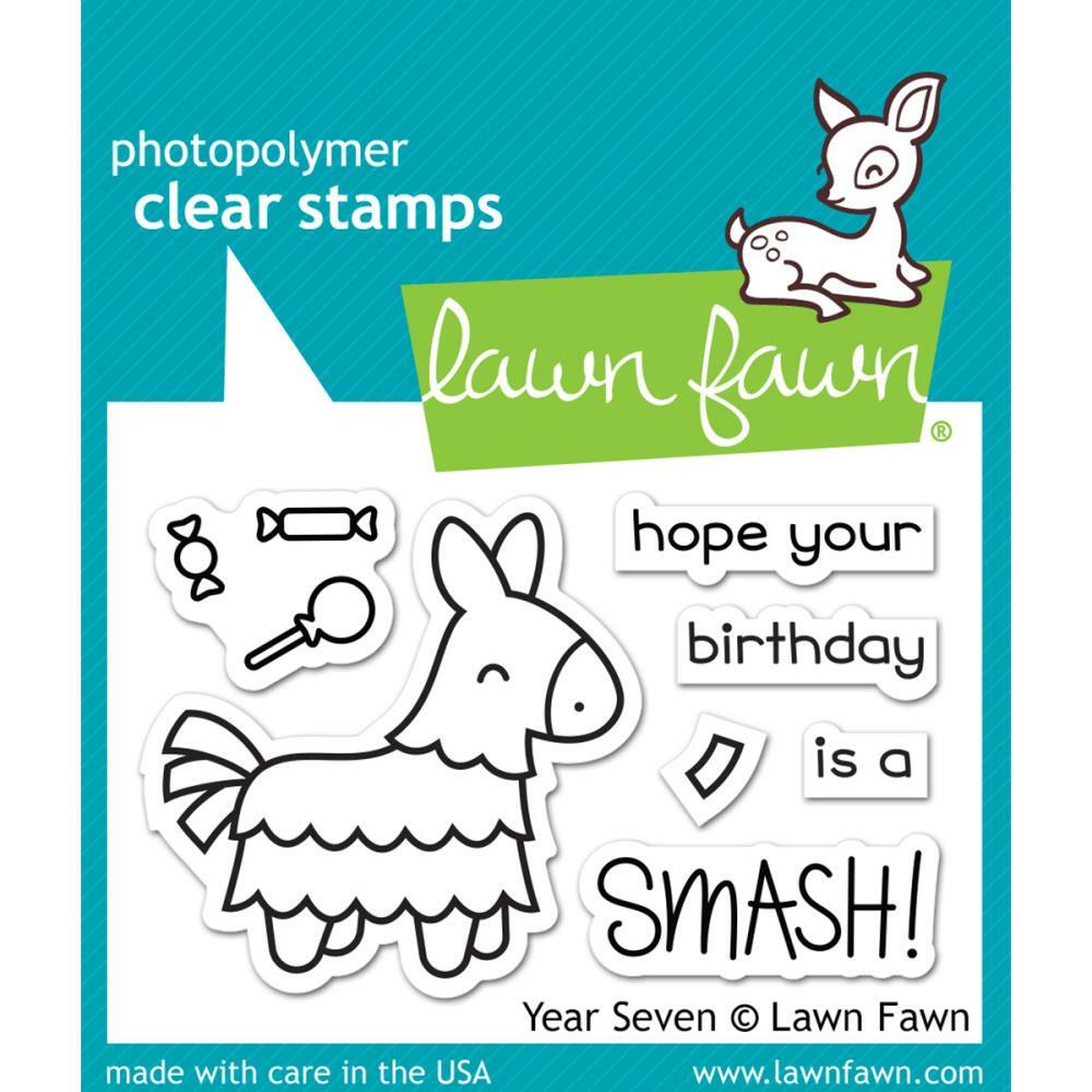 Lawn Fawn - Clear Stamps - Year Seven-ScrapbookPal