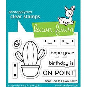 Lawn Fawn - Clear Stamps - Year Ten-ScrapbookPal