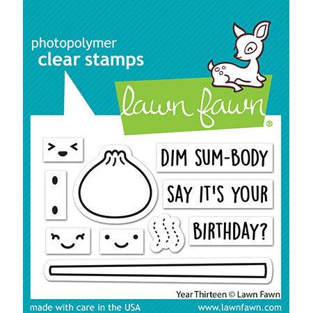 Lawn Fawn - Clear Stamps - Year Thirteen-ScrapbookPal