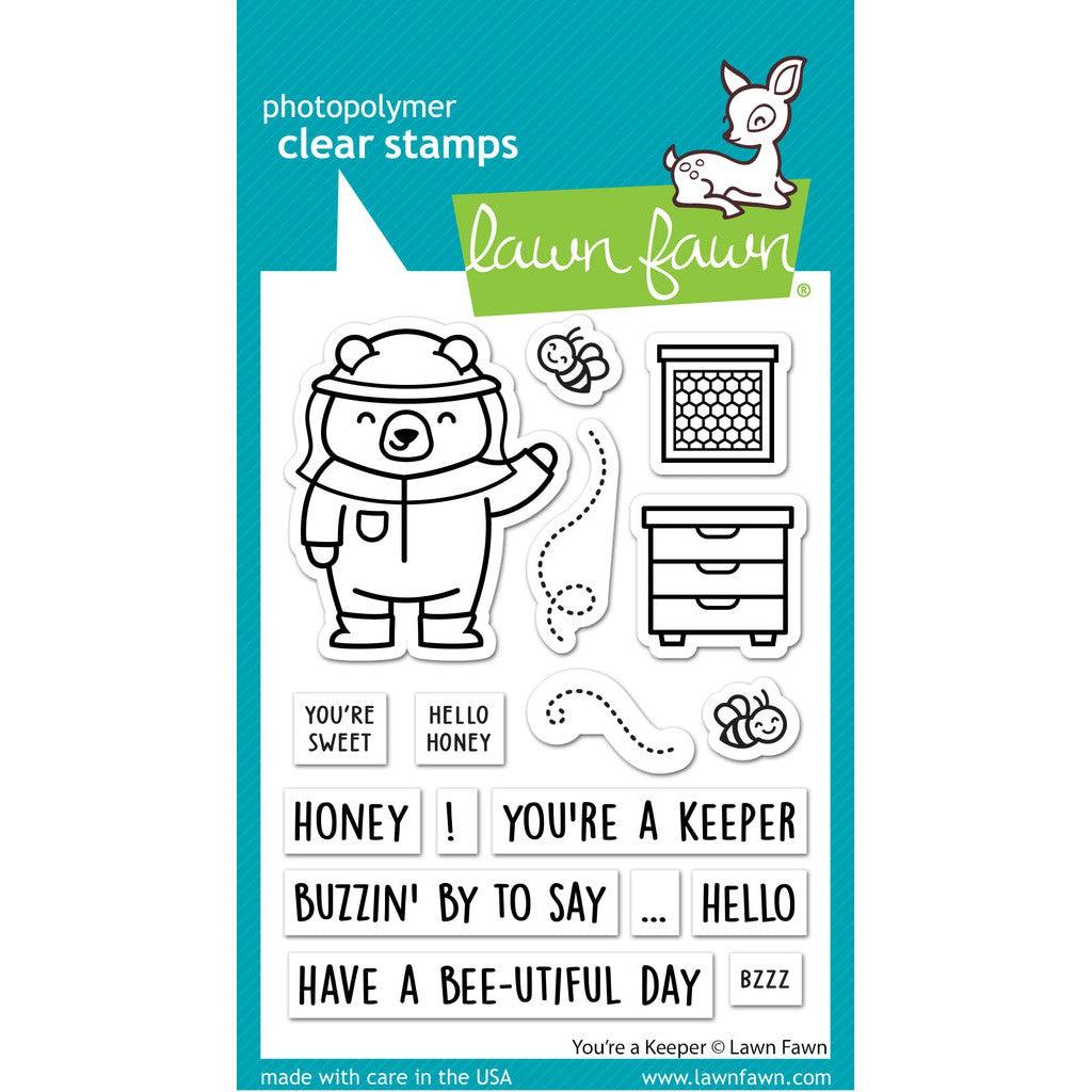 Lawn Fawn - Clear Stamps - You&#39;re A Keeper-ScrapbookPal