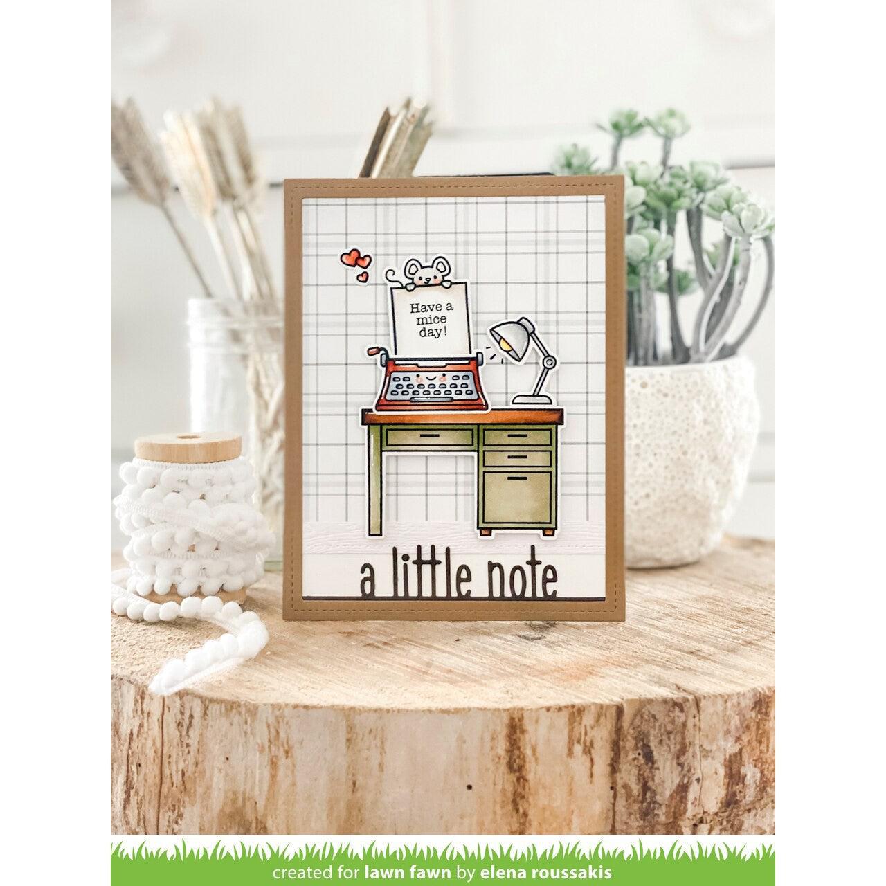 Lawn Fawn - Clear Stamps - You&#39;re Just My Type-ScrapbookPal