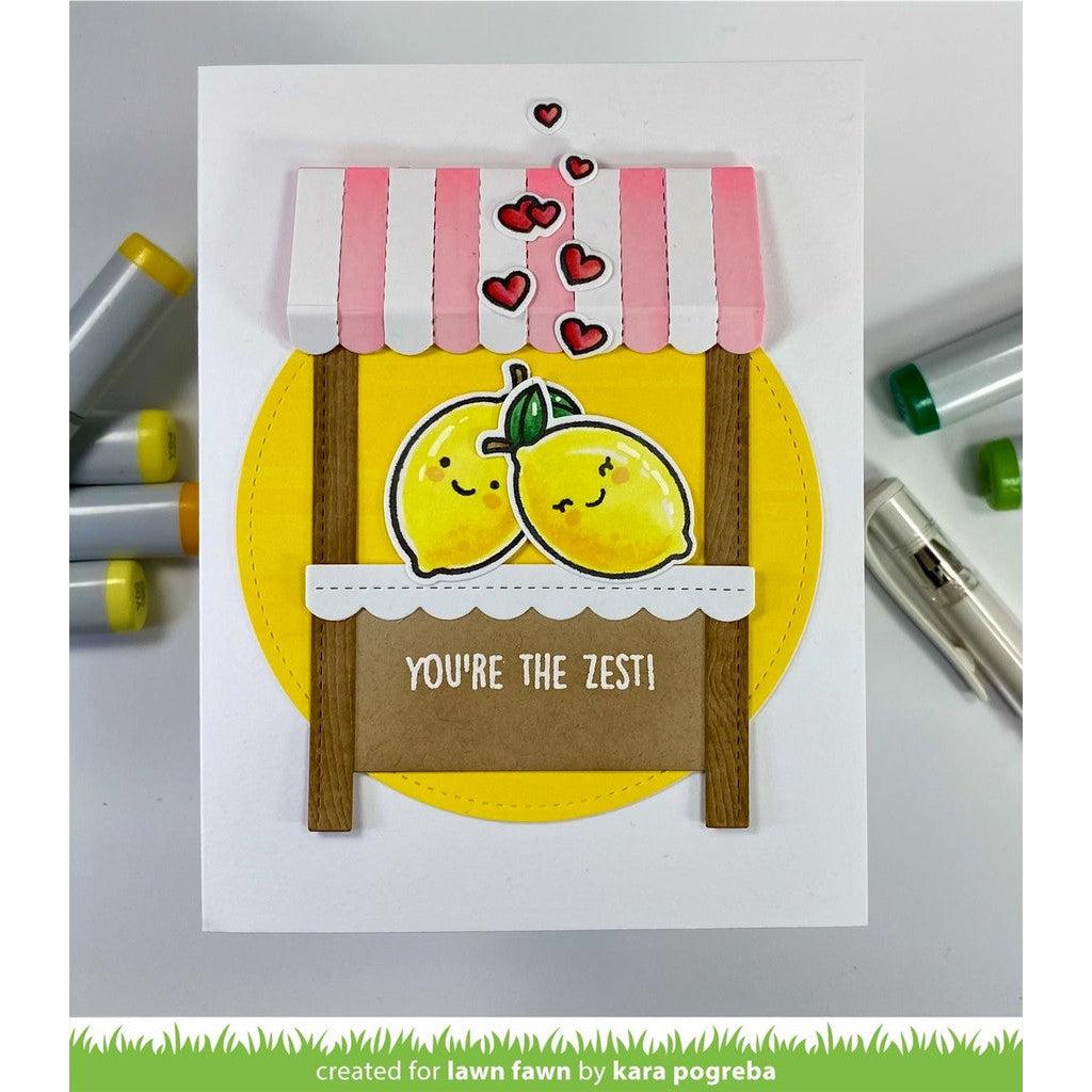 Lawn Fawn - Clear Stamps - You&#39;re the Zest-ScrapbookPal