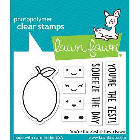 Lawn Fawn - Clear Stamps - You&#39;re the Zest-ScrapbookPal