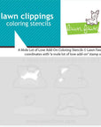 Lawn Fawn - Coloring Stencils - A Mole Lot of Love Add-On-ScrapbookPal