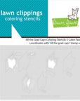 Lawn Fawn - Coloring Stencils - All The Grad Caps-ScrapbookPal
