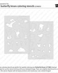 Lawn Fawn - Coloring Stencils - Butterfly Kisses-ScrapbookPal