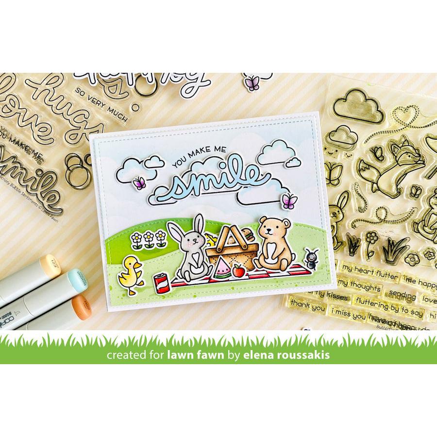 Lawn Fawn - Coloring Stencils - Butterfly Kisses-ScrapbookPal