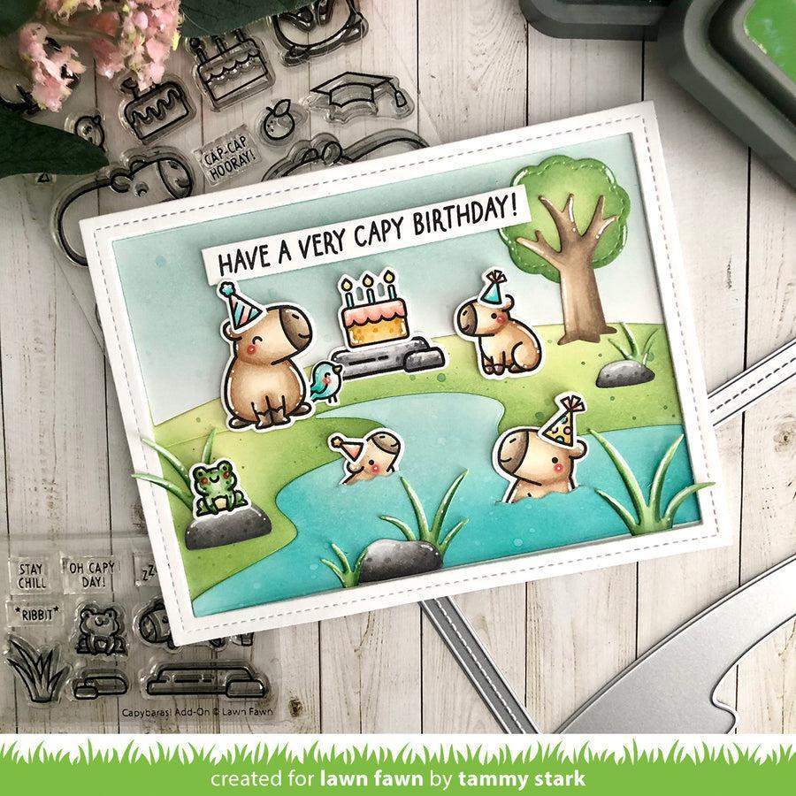Lawn Fawn - Clear Stamps - Capybaras!-ScrapbookPal