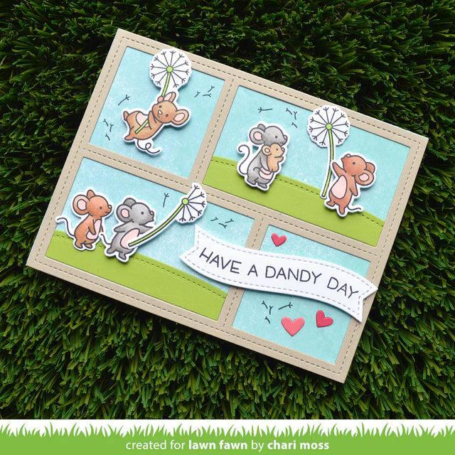 Lawn Fawn - Coloring Stencils - Dandy Day-ScrapbookPal