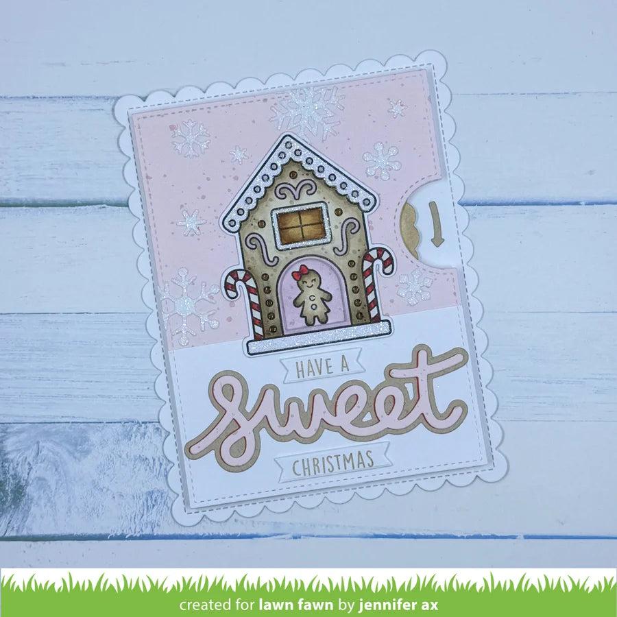 Lawn Fawn - Coloring Stencils - Gingerbread House-ScrapbookPal
