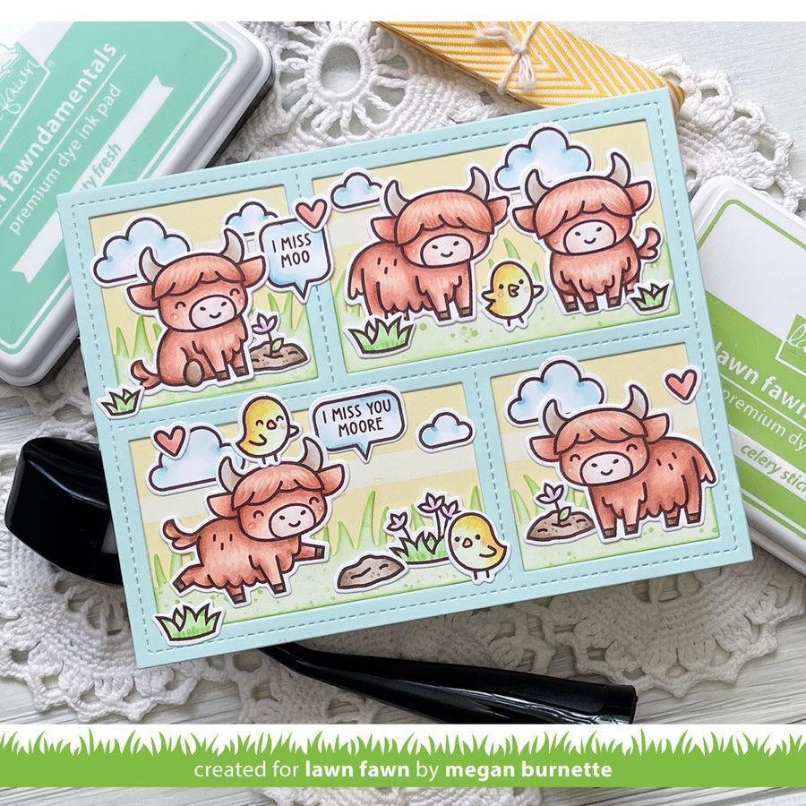 Lawn Fawn - Clear Stamps - Highland Cows!-ScrapbookPal