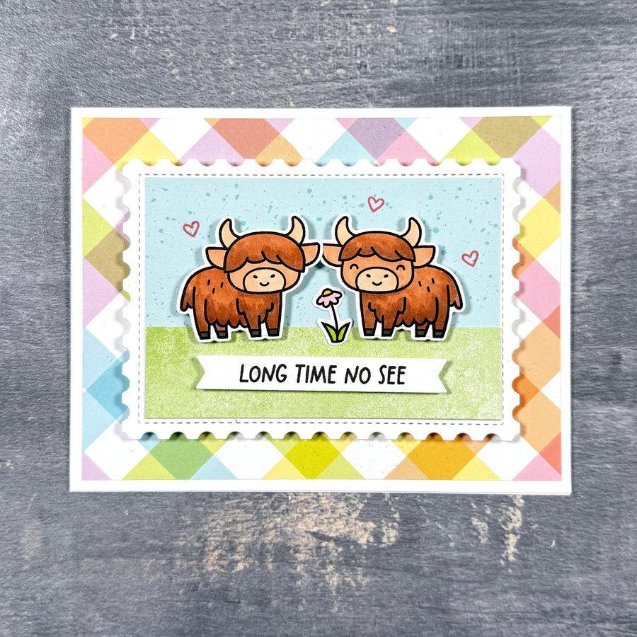 Lawn Fawn - Clear Stamps - Highland Cows!-ScrapbookPal