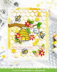 Lawn Fawn - Coloring Stencils - Hive Five-ScrapbookPal
