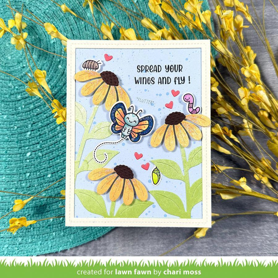 Lawn Fawn - Coloring Stencils - I Like Big Butterflies-ScrapbookPal