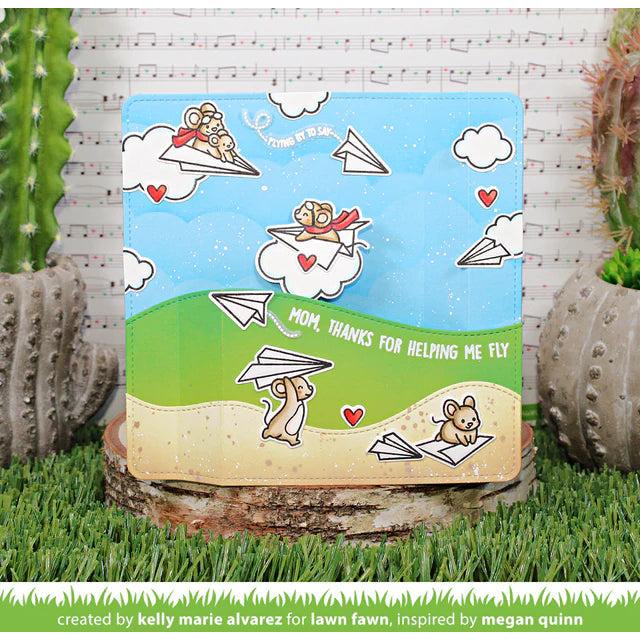Lawn Fawn - Coloring Stencils - Just Plane Awesome-ScrapbookPal